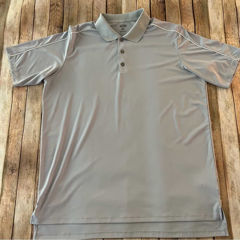 Adidas mens short sleeve performance polo shirt | size 2XL